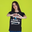 Picture of SOCIAL DISTANCING TEAM ADULTS NAVY BLUE T-SHIRT 50% DONATED