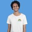 Picture of NHS RAINBOW ADULTS WHITE T-SHIRT 50% DONATED