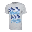 Picture of YOU'LL NEVER WALK ALONE CHILDRENS HEATHER GREY T-SHIRT 50% DONATED