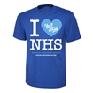 Picture of I LOVE THE NHS CHILDRENS ROYAL BLUE T-SHIRT 50% DONATED 