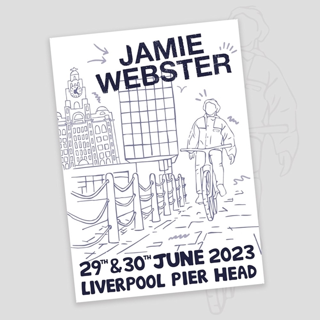 Jamie Webster A3 Signed Posters Pier Head Design